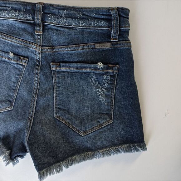 KanCan High-rise Button Fly Frayed Hem Shorts - XS - Picture 11 of 13